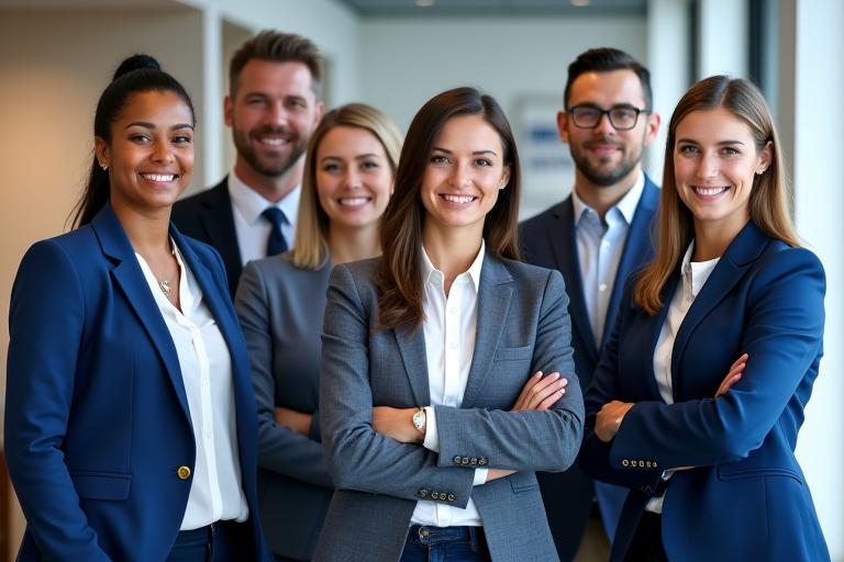 The professional consulting team of Northmark Talent in a modern Toronto office.
